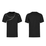 Punk daily drop collar T-shirt