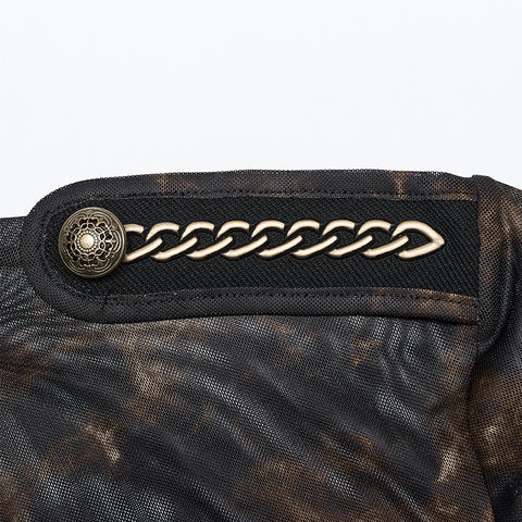 Doomsday printed mesh T-shirt