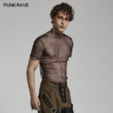 Doomsday printed mesh T-shirt