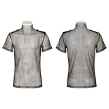 Doomsday printed mesh T-shirt