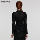 Gothic Delicate standing collar Shirt