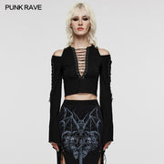 Goth Sexy deep V T-Shirt