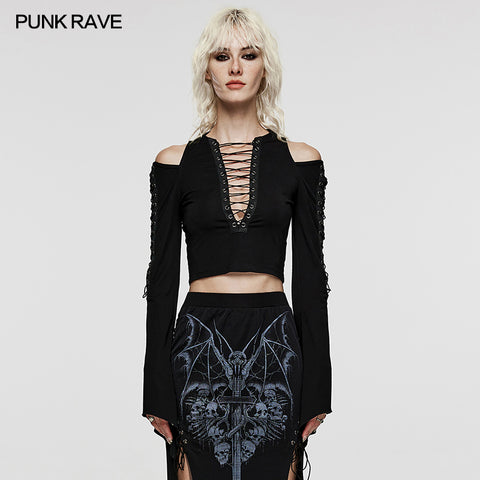 Goth Sexy deep V T-Shirt