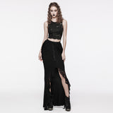 Goth Daily Lace Crop Top