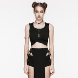 Wasteland hooded crop top