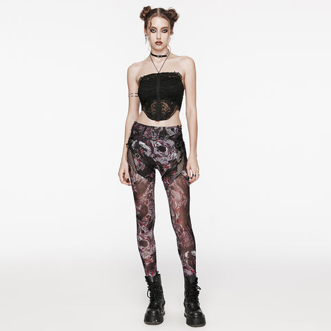 Goth Skeleton cami top