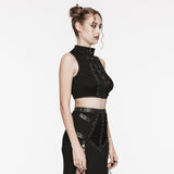 Punk tie-up crop top