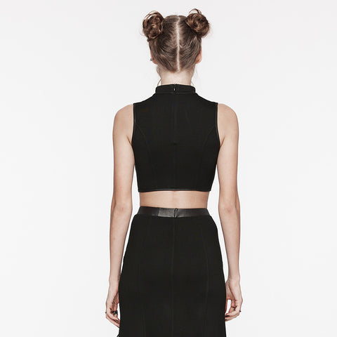 Punk tie-up crop top