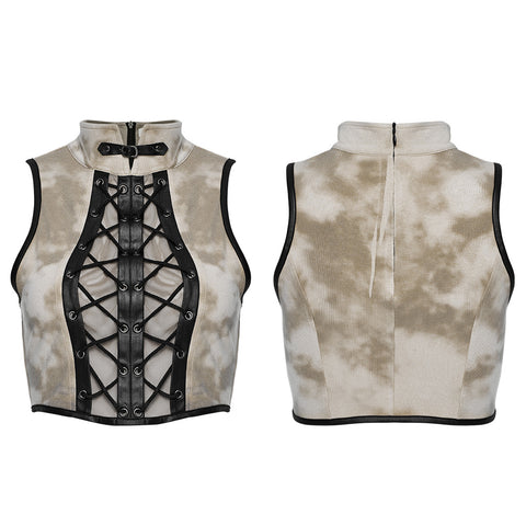 Punk tie-up crop top
