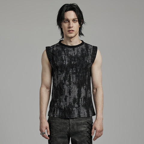GOTH Daily Tattered Tank Top