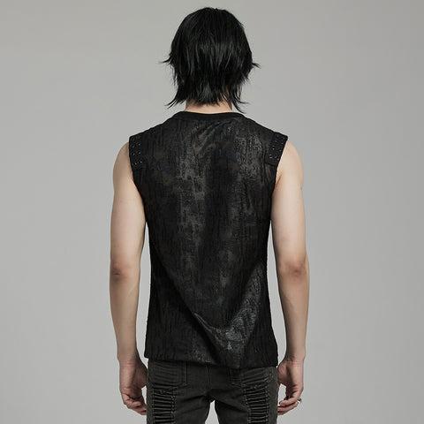 GOTH Daily Tattered Tank Top