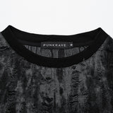 GOTH Daily Tattered Tank Top