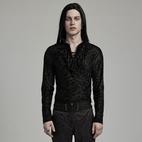 Goth High Collar T-shirt