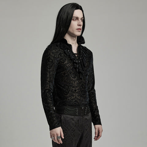 Goth High Collar T-shirt