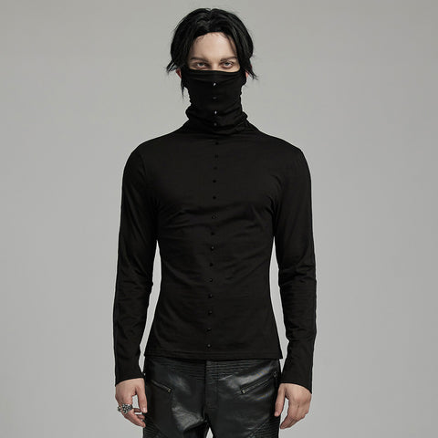 PUNK High Collar Spikes T-shirt