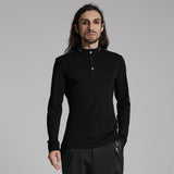 Punk military style T-shirt