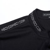 Punk military style T-shirt