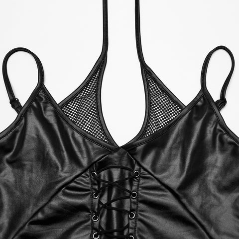 Punk sexy intersect vest