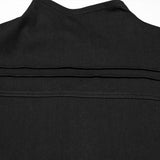 Punk Dark Denim Fitted T-shirt
