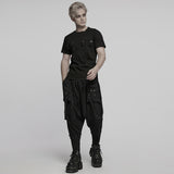 Dark Denim Knitted Punk T-shirt