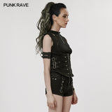 Punk handsome tight vest