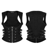 Punk handsome tight vest