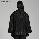 Goth tie-dyed jacquard shirt