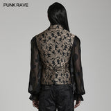 Goth Gorgeous jacquard waistcoat