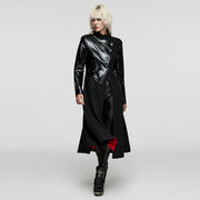 Gothic woolen fabric thick coat