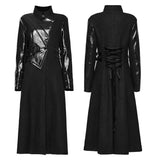 Gothic woolen fabric thick coat