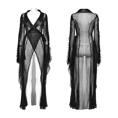 Goth Perspective Long Cardigan
