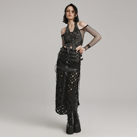 PUNK adjustable halter vest