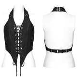 PUNK halter crop top