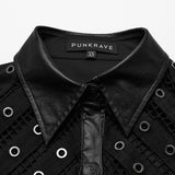 Punk sexy hollow shirt