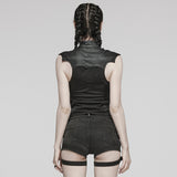 Punk cool bat wings vest