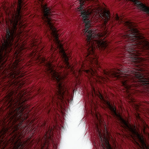 Goth Asymmetric Plush Cloak