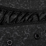 Jacquard Ruffled Collar Shirt