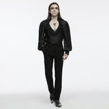 Jacquard Ruffled Collar Shirt