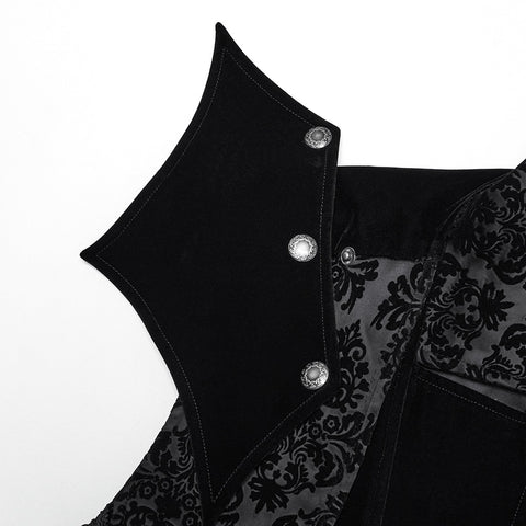 Goth stand collar gorgeous jacket