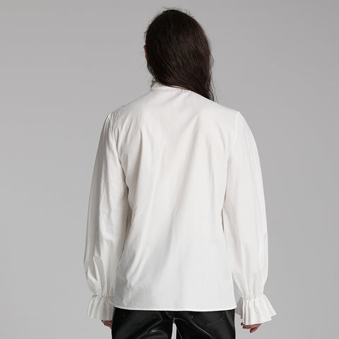 Goth Exquisite 3D Pleated Shirt