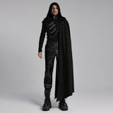 Punk asymmetric detachable cloak