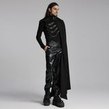Punk asymmetric detachable cloak