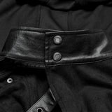 Punk asymmetric detachable cloak