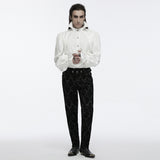Goth stand collar palace gorgeous shirt