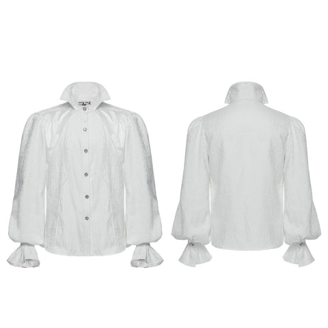 Goth stand collar palace gorgeous shirt