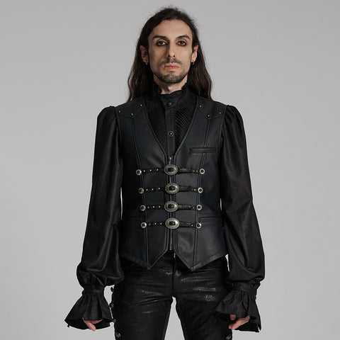 Goth Gorgeous Leather Vest