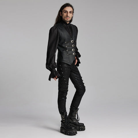 Goth Gorgeous Leather Vest