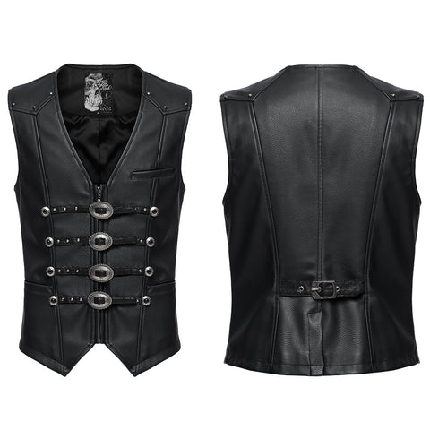 Goth Gorgeous Leather Vest