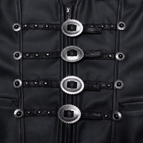 Goth Gorgeous Leather Vest