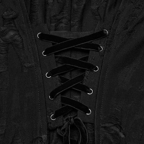Gothic Decadent Asymmetric Knitted Coat